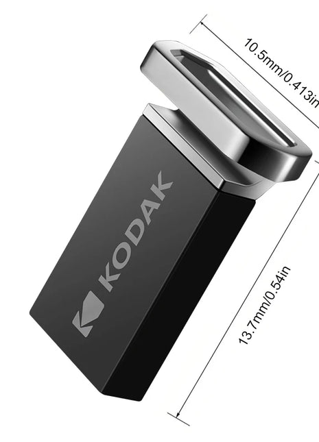 KODAK USB3.2 Flash Drive 32GB 64GB 128GB K113 Pendrive in metallo ad alta velocità 140MB/s MINI Key Pen Drive per auto portatile desktop
