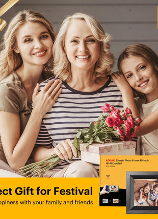 Argine 1 anno di garanzia 】 cornice digitale Kodak da 10 pollici, Touch Screen HD 800*1280 con memoria 32G, Album elettronico a funzione completa