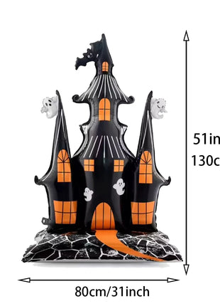 Halloween Tablecloth tablecover table decor Haunted House Pumpkin Spider Web Tablecloth 2025 Halloween Party Decoration Supplies - Riparo82