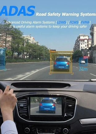 Car Dash Cam DVR Full HD 1080P Camera Intelligence ADAS Assistant Driving Auto Digital Video Recorder Android Multimedia DVRs U3 - Riparo82