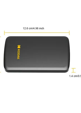 KODAK P150 Disco rigido esterno portatile da 2,5" 1TB/500GB USB 3.0 - Trasmissione veloce per PC, laptop, smartphone e archiviazione