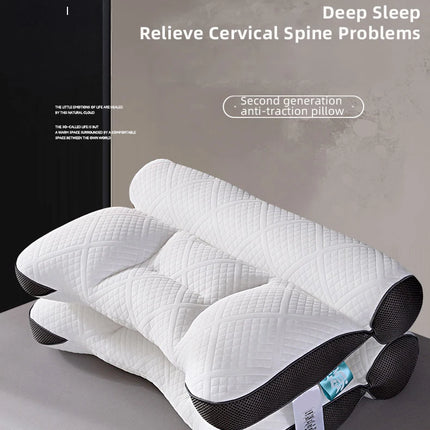 Cervical Orthopedic Neck Pillow To Help Sleep And Protect The Pillow Neck Household Soybean Fiber Pillow Comfortable Sleeping