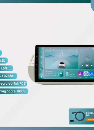 4G 8Core Android Car radio GPS Stereo For Fiat 500 2007-2014 Multimedia Video player 2DIN Autoradio DSP Carplay 7862 Head Unit