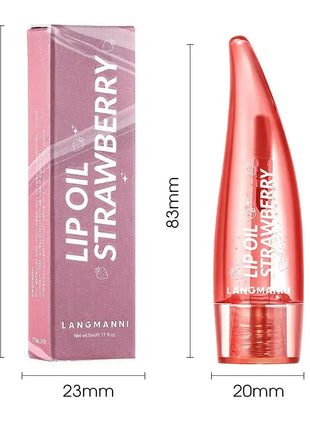 Natural Moisturizing lipstick Moisturizes and softens the water feeling, transparent and nude, easy to apply lip oil - Riparo82