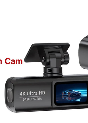 Dash Cam 4K+1080P Dual Lens WIFI GPS Car DVR Camera Video Drive Recorder Dashcam Dual Lens Black Box Front and Rear Night Vision - Riparo82