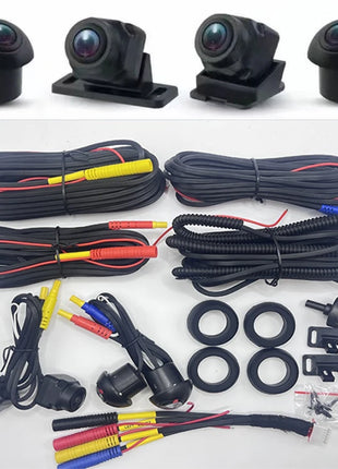 1080P 3D 360° Panoramic Camera System Camera for Car Android Multimedia Rear / Front / Left / Right 360 Panoramic Accessories - Riparo82