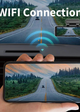 Dash Cam UHD 1080P 4K Car DVR Night Vision Front Rear View Loop Recording Dashboard Car DVR 2Lens Black Box Car accessories - Riparo82