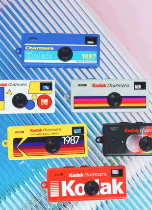 Kodak Charmera Portachiavi 35MM/F2.4 Fotocamera digitale 1987 con Flash Mini fotocamera digitale 5 colori Fotocamera a colori casuali per regalo ﻿