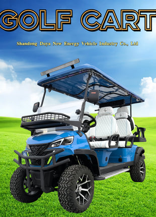 New Energy Sightseeing Car Electric Golf Cart with Electric Four-Wheel Vehicle off-Road Vehicle 2025 Latest Model Factory Direct - Riparo82