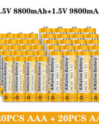 1.5V AA 9800mAh AAA 8800mAh Batteria alcalina per la luce del LED Giocattolo Mp3 Fotocamera Flash Rasoio Lettore CD Mouse senza fili Tastiera Auricolare - riparo82