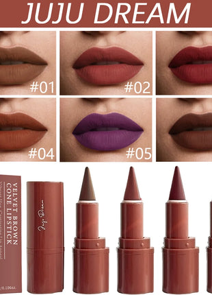 JUJU Dream Matte Velvet Gradient Lip Liner - Smooth Application For Elegant Lips, Long-Lasting Lip Pencil, Lip Lipstick Makeup - Riparo82