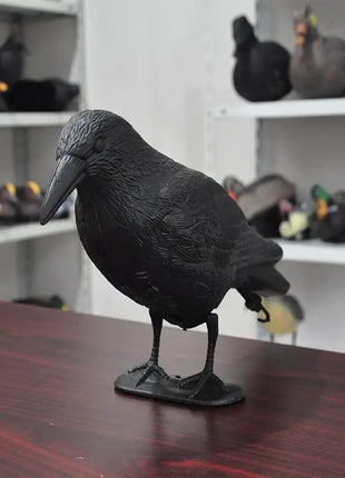 Decoracion Jardin ExteriorSimulation Black Crow Raven Bird Repellent Pest Control Pigeon Repellent Garden Decoration Outdoor