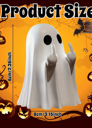 Halloween Cute Ghost Statue Creative  Crafts  Suitable For Party Scene   Home Living Room Bedroom Office Desktop Decoration ﻿ - Riparo82