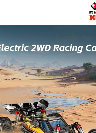 WLtoys 244016 Auto ad alta velocità, proporzionale 1:24, auto RC telecomandate di alta qualità, trazione a due ruote, giocattolo e regalo per ragazzo da corsa