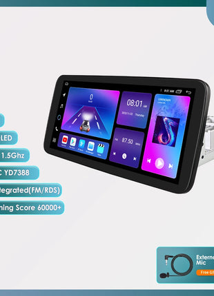 10.33'' Wireless Carplay Android 13 Universal Car Radio Support 4G WIFI DSP BT 1 Din Car Multimedia GPS Intelligent Autoradio