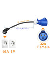 32A-16A Blue Adapter