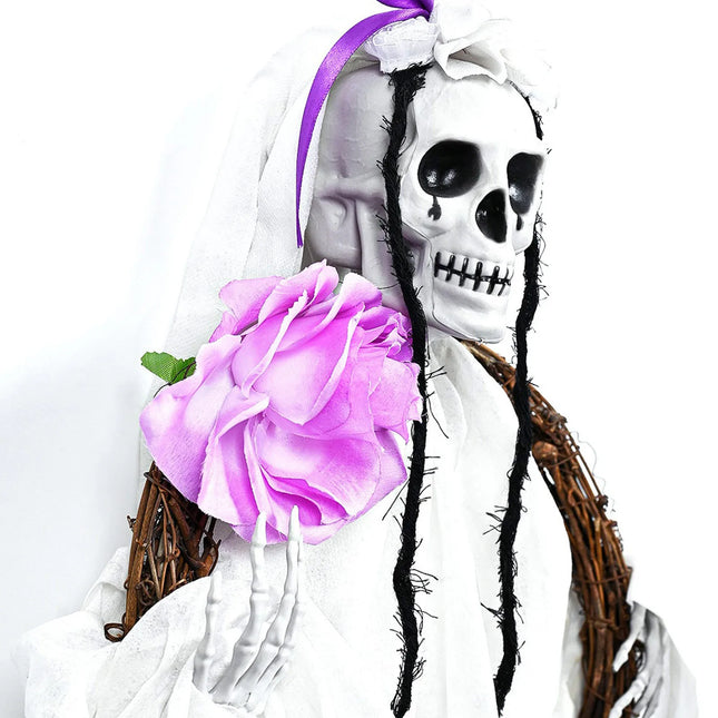 Horror Halloween Decorations Hanging Skull Horror Skull Head Decoration Prop Haunted House Decor Hanging Courtyard Decor 2025
