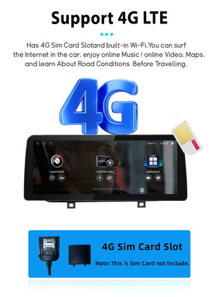 10.25 "Android 14 Car Multimedia Player For BMW F45 F46 F87 2013-2018 Radio Carplay Stereo Screen GPS Stereo Head Unit 4G Audio - Riparo82