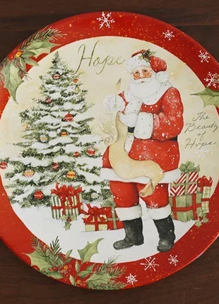 Piatti in ceramica a tema natalizio Set di stoviglie per la cena Colore Sottosmalto Processo Caffè Zuppa Tazza Ciotola Piatto da bistecca di Babbo Natale - riparo82