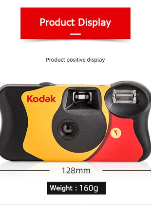 Fotocamera classica originale Kodak FunSaver/Daylight monomodale con flash Fotocamere monouso a pellicola punto e punti 27 fogli 39 fogli