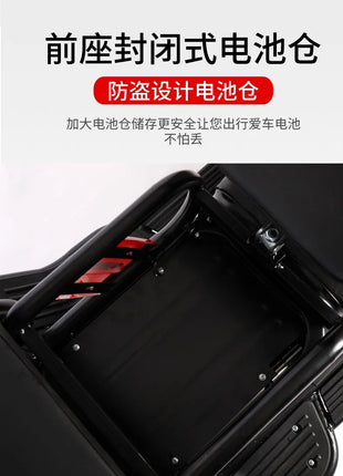 Triciclo elettrico HLZ triciclo domestico per adulti a batteria - riparo82