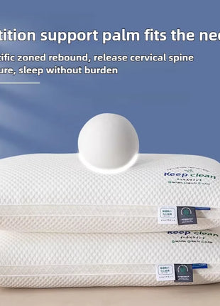 Neck Pillow Help Sleep And Protect The Neck Cervical Orthopedic Household Soybean Fiber SPA Massage Pillow For Sleeping New - Riparo82
