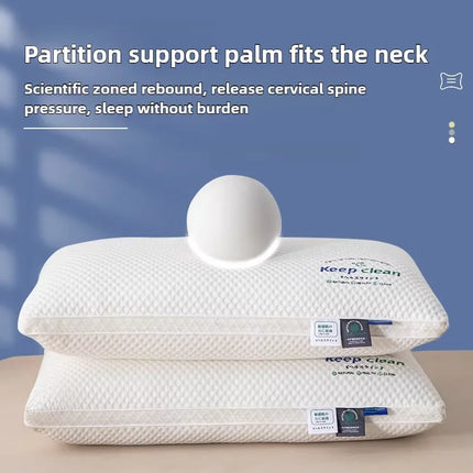 Neck Pillow Help Sleep And Protect The Neck Cervical Orthopedic Household Soybean Fiber SPA Massage Pillow For Sleeping New