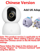 New xiaomiI Smart Camera 4 Dual-band Wi-Fi 68MP 4K HDR AI Tracking,Night VisionTwo-Way Audio,Home Security Baby Monitor CCTV CN - Riparo82