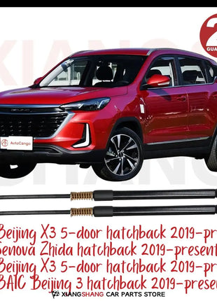 Ammortizzatore portellone posteriore 2 pezzi per Pechino X3 5 porte hatchback 2019-presente portellone con molla bagagliaio ammortizzatori a gas caricati a gas