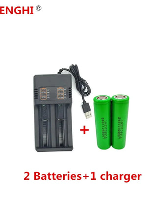 Capacità effettiva al 100% INR 18650 MJ1 3,7 V 3000 mAh, batteria al litio multifunzione ricaricabile flat top 18650 + caricatore USB - riparo82