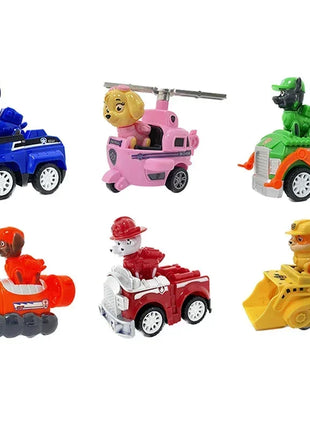 Paw Patrol Set di giocattoli Cartoon Anime Figure Patrol Canine Chase Skye Rimbalzo Bicicletta Decorazione della casa Regali di compleanno di Natale per bambini - riparo82