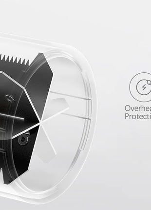 XIAOMI MIJIA H101 Portable Hair Dryer – 1600W,Foldable,50M Negative Ions,15m/s Airflow,Dual Heat & Speed Modes,220V With adapter - Riparo82