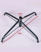 Base per supporto per albero di Natale in metallo Robusta base rotante per albero di Natale artificiale Gambe per supporto per albero di Natale - riparo82