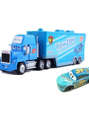 Auto 2 Mack Truck Pixar auto da corsa Lightning McQueen Jackson Storm mini Car 1 3 collezione Pressofuso Giocattolo in metallo Regalo per il regalo del capretto - riparo82