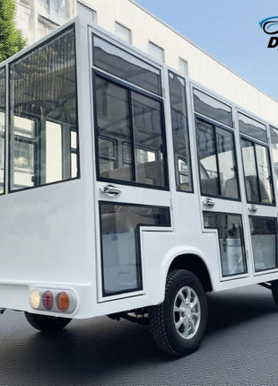 Classic And Beautiful Design Electric Sightseeing Bus Mini Shuttle Bus Guaranteed Fast Shipping City Vehicle Electric Bus - Riparo82