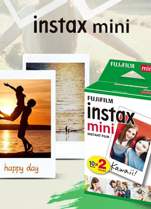 Fujifilm Instax Mini Pellicola Bordo Bianco 10 20 40 60 80 100 Fogli Per FUJI Macchina Fotografica Istantanea Mini 12/11 Mini 9 8 7s 70 EVO Link