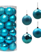 24PCS Palle Di Natale Ornamenti Per L'albero Di Natale Palle Di Natale Appeso Albero Pendenti Home Party Decor 2026 Regalo di Capodanno Noel Navidad - riparo82