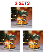 Christmas Light House Village decorazioni natalizie per la casa regali di Natale ornamenti natalizi capodanno 2024 Natale Navidad Noel