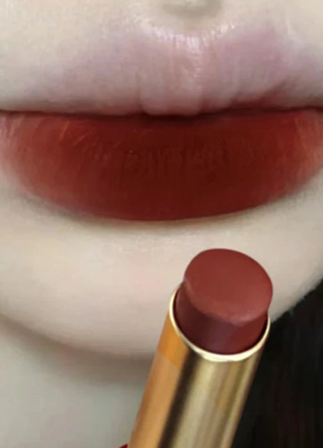 Matte Velvet Lipstick Cute Gourd Shape Easy To Wear Solid Lip Gloss Waterproof Non-stick Cup Lip Tint Korea Makeup Cosmetics - Riparo82