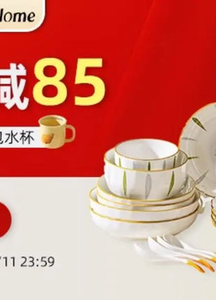 Posate natalizie Simpatico piatto Dim Sum in ceramica Piatto alimentare occidentale Regalo di Natale creativo - riparo82