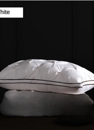 95% Goose Down Pillow White Cotton PillowCover Rectangle Bedroom Sleep 5-Star Hotel Pillow Low-Mid-high Pillows for Sleeping - Riparo82