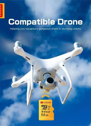 Scheda di memoria KODAK Micro SD Classe 10 128 GB 4K Cartao De Memoria ad alta velocità Memoria Flash TF Mecard C10