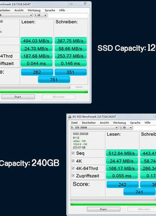 Tideboom 2TB SSD da 2,5 pollici SATA 3 SSD 128GB 240GB 256GB Disco rigido interno per laptop HDD 480GB 512GB Unità a stato solido per PC desktop - Riparo82