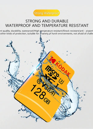 KODAK Micro SD Card Driving Recorder scheda di memoria da 64GB per telefono cellulare PC auricolare altoparlante HD Camera