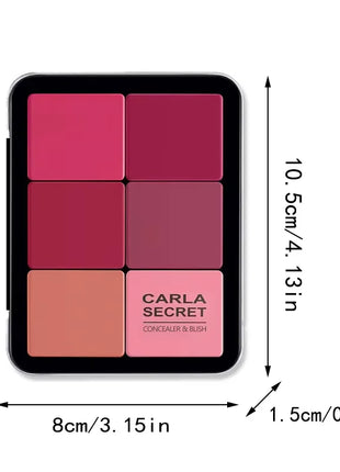 12-color concealer and blush palette Matte and highlight contour makeup rouge palette - Riparo82