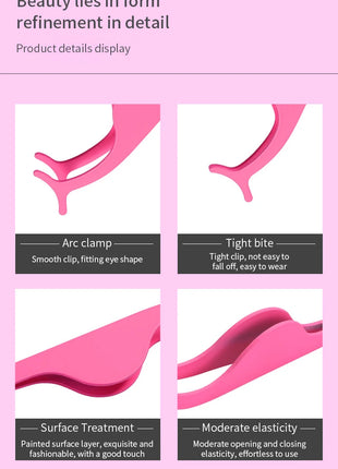 1 Pc False Eyelashes Tweezer Fake Eye Lash Applicator Makeup Tools Auxiliary Curler Mink Eyelashes Professional Tweezer Tools - Riparo82