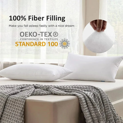 1PC Body Pillow for Sleeping, Soft Hotel Home Pillow, Decor Cushion for Bed Sofa