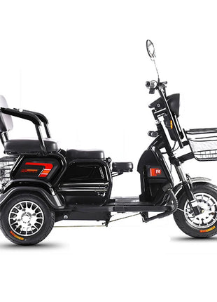 48V 600W Cheapest Long-endurance 3 Passengers  Mobility Electric Vehicle for Elderly Electric Tricycle Scooter Mobility Bike