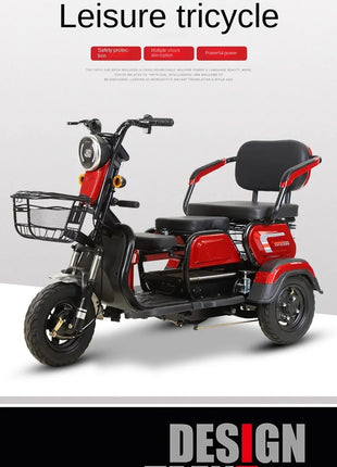 Electric Tricycle, Adult, Elderly, Leisure, Small-scale Home Transport for Children. - Riparo82