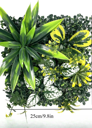 Artificial Plants Grass Wall Panel Boxwood Hedge for Indoor Outdoor Home Garden Vertical Decoration Fake Plant Grass Wedding